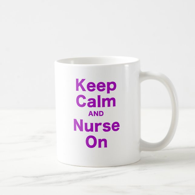 Mug Gardez le calme et soignez dessus (Droite)