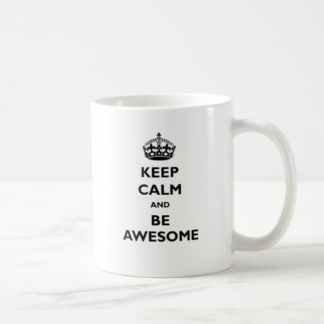 Mug Gardez le calme et soyez impressionnant (Droite)