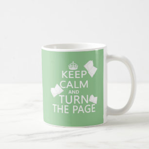 Mug Gardez le calme et tournez la page