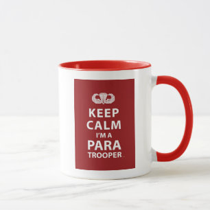 Mug Gardez le calme que je suis un parachutiste