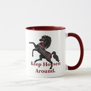 Mug Gardez le cheval autour de la Musique