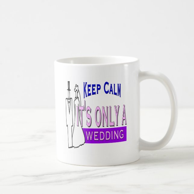 Mug Gardez le mariage calme (Droite)