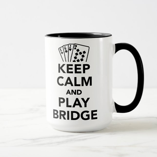 Mug Gardez le pont de calme et de jeu (Droite)