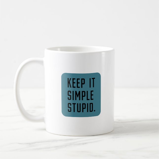 Mug Gardez-le simple (Gauche)