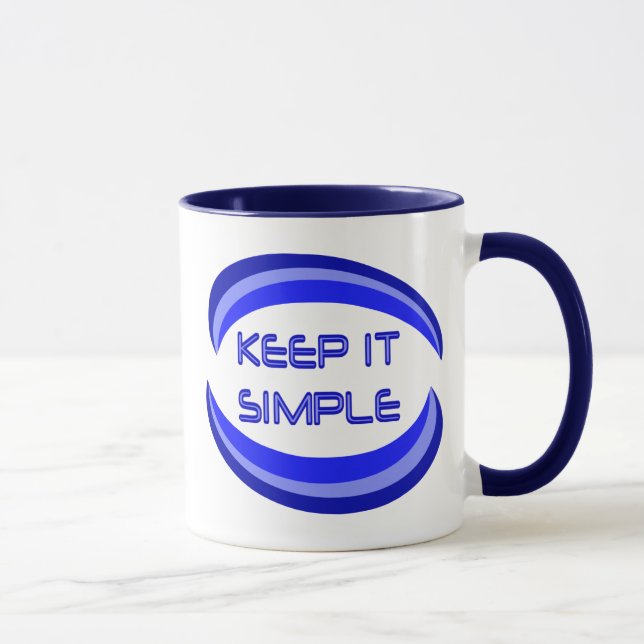Mug Gardez-le simple (Droite)