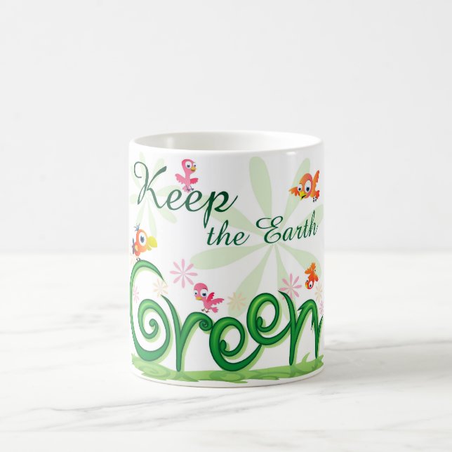 Mug Gardez le vert de la terre (Centre)