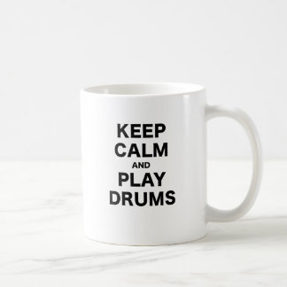 Mug Gardez les tambours de calme et de jeu