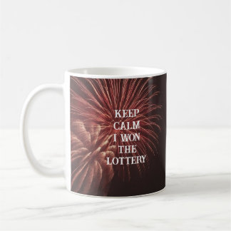 Mug GARDEZ SON CALME j'ai gagné À LA LOTERIE Feux d'ar
