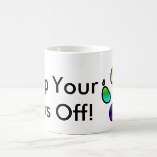 Mug Gardez vos pattes ! - Arc-en-ciel