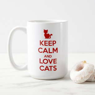 Mug Gardez votre calme et aimez les chats