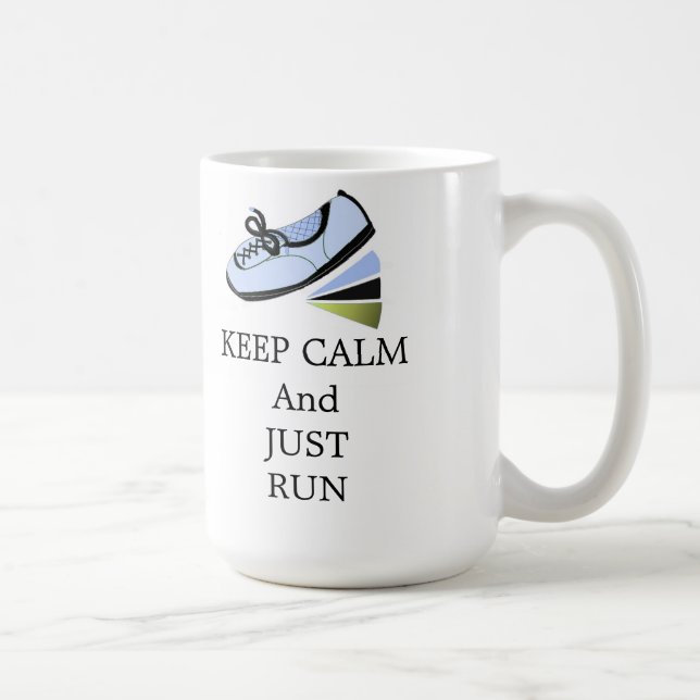 Mug Gardez votre calme et courez (Droite)