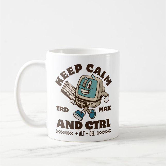 Mug Gardez votre calme et CTRL (Gauche)