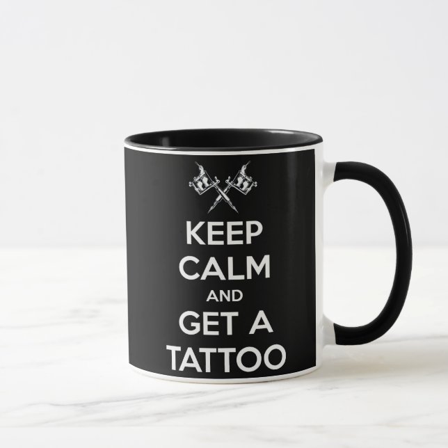 Mug Gardez votre calme et faites-vous tatouer (Droite)