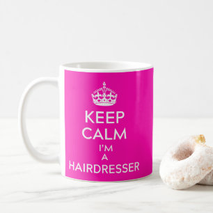 Mug Gardez votre calme, je suis coiffeur Drôle de coif