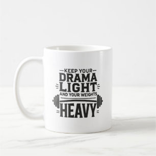 Mug Gardez votre lumière dramatique et vos poids lourd