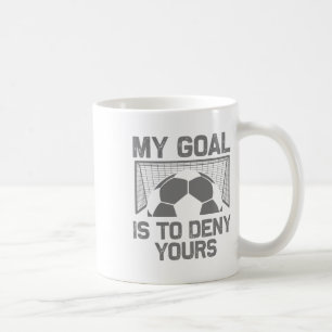 Mug Gardien de but de football Art pour hommes femmes
