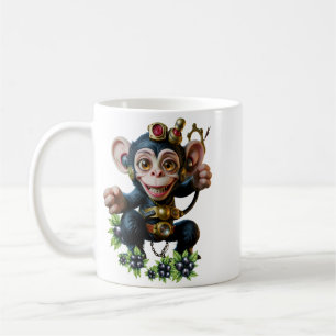 Mug Gardien de la grotte à ressort – Le singe qui murm