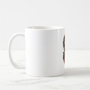 Mug Gardienne liée à la lune Elle de la lune du loup l