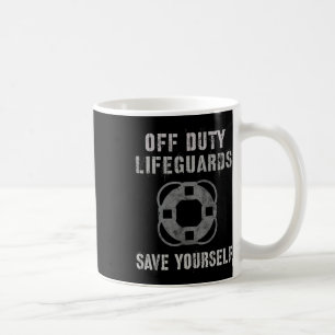 Mug Gardiens de piscine drôles hors service sauvent de