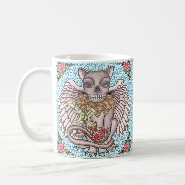 Mug Gargouille de crâne (Gauche)