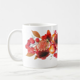 Mug Garlande colorée de fruits, baies et fleurs