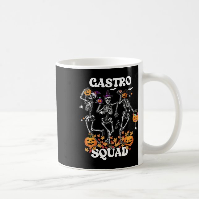 Mug Gastro Squad Halloween Squelette Danser Endoscopie (Droite)