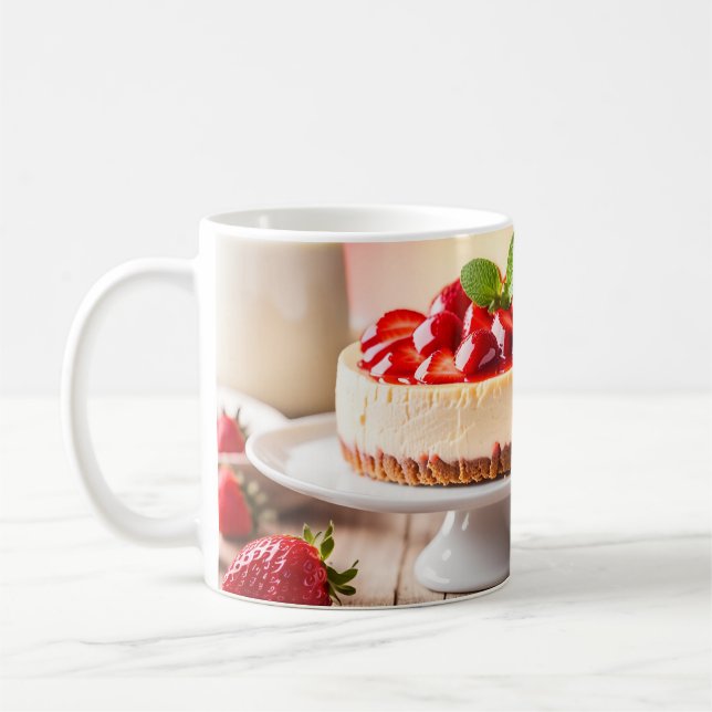 Mug Gâteau au fromage à la fraise (Gauche)