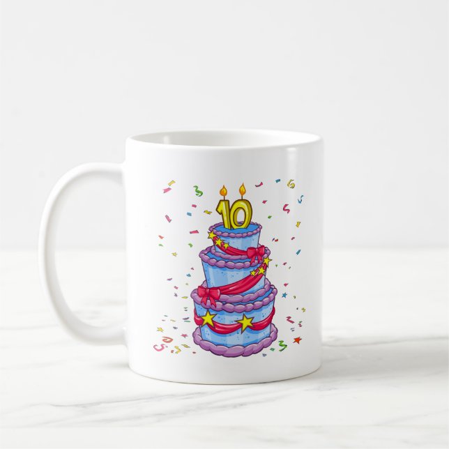 Mug Gâteau d'anniversaire (Gauche)