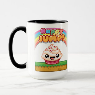 Mug Gâteau rouge/blanc - Happy Jump