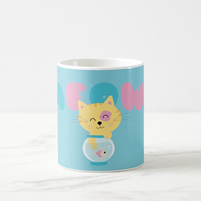 Mug Gatito juguetón Meow! (Centre)