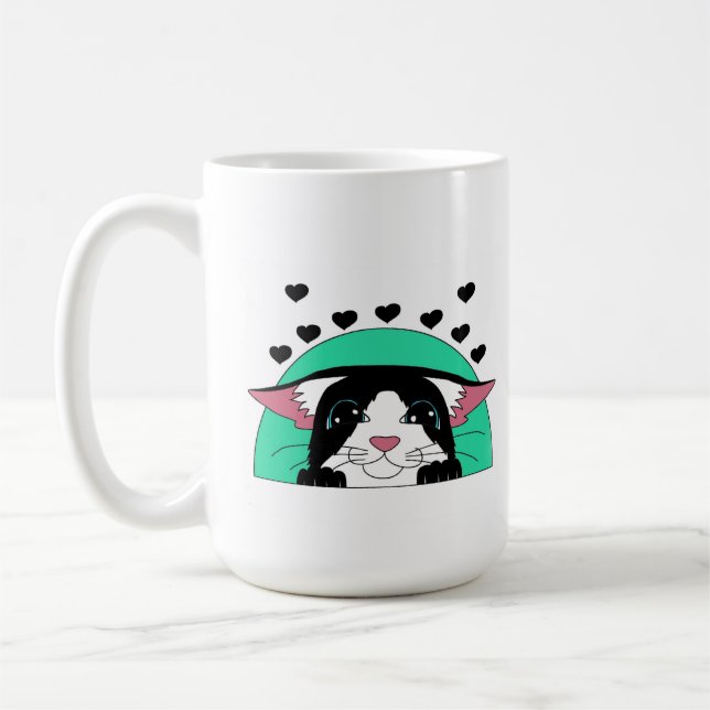 Mug gato escondido (Gauche)