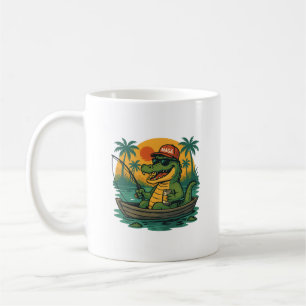 Mug Gator Pêcheur – Chapeau MAGA Mème Floride