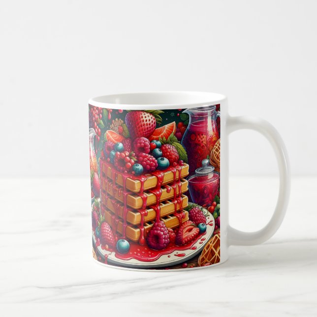 Mug Gaufre empilée de baies (Droite)