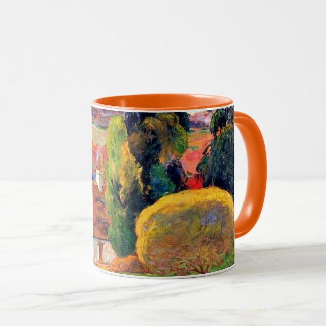 Mug Gauguin : Ferme bretonne, célèbre peinture (Devant droit)