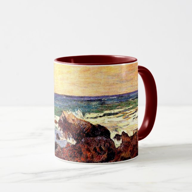 Mug Gauguin - Rochers et Mer, (Devant droit)