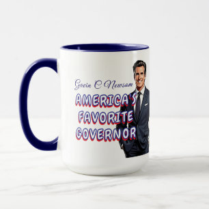 Mug Gavin C Newsom Le gouverneur favori de l'Amériqu