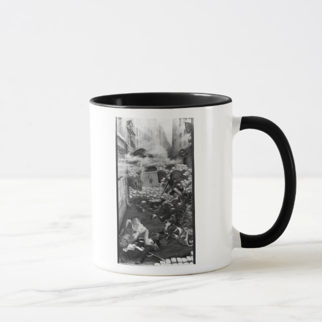 Mug Gavroche rassemblant des cartouches (Droite)