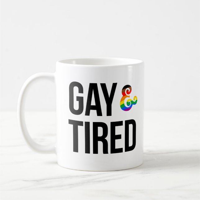Mug Gay et fatigué (Gauche)