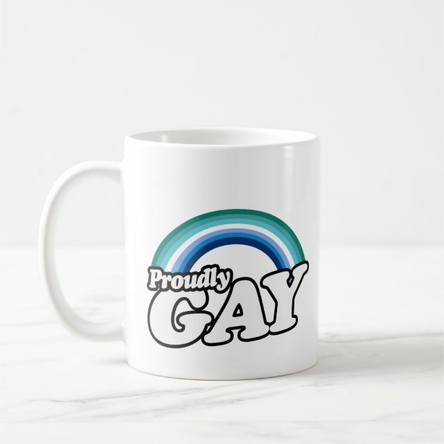 Mug Gay masculin et fier (Gauche)