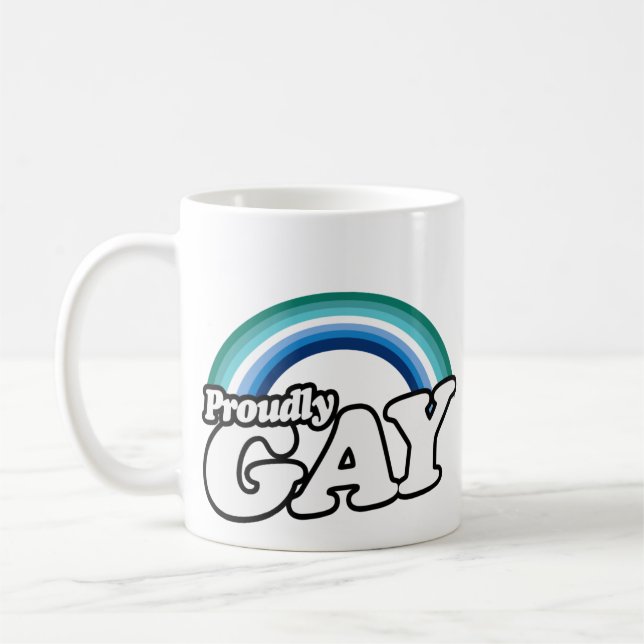 Mug Gay masculin et fier (Gauche)