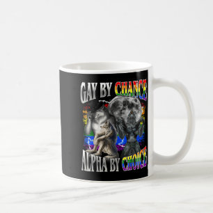 Mug Gay par hasard alpha par choix alpha loup sigma ga