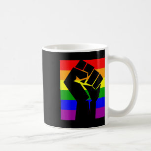 Mug Gay pride Résiste Poing Arc-en-ciel Drapeau Lgbtq