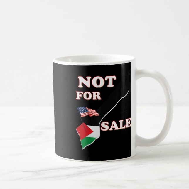 Mug Gaza Bande Trump non à vendre (Droite)