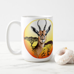 Mug Gazelle Antelope africaine animal sauvage