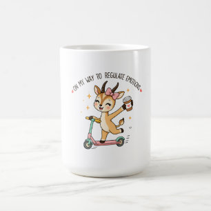 Mug Gazelle de régulation émotionnelle drôle avec du c