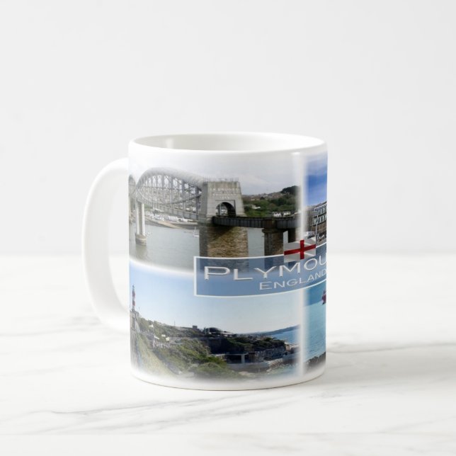 Mug GB England - Plymouth Devon - (Devant gauche)