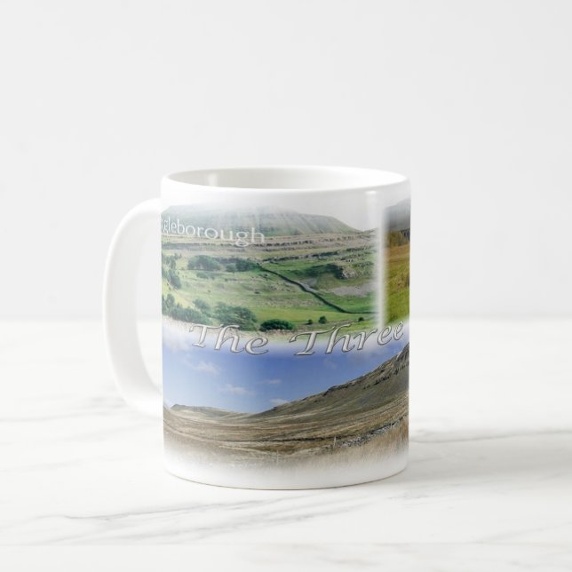 Mug GB England - Yorkshire - Les trois Peacks - (Devant gauche)