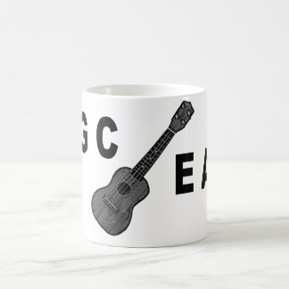 Mug GCEA (ukulélé)