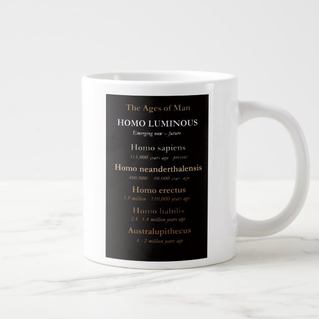 Mug Géant Ages de l'Homme (Droite)