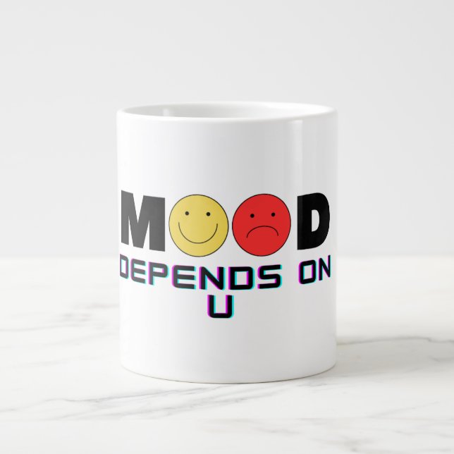 Mug Géant de Café pour le soin de soi inspirant (Devant)